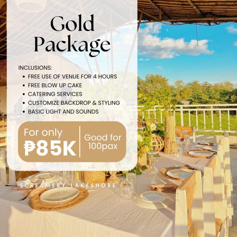 Gold Package for 85k PHP